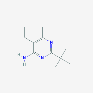 2-Tert-butyl-5-ethyl-6-methylpyrimidin-4-amine