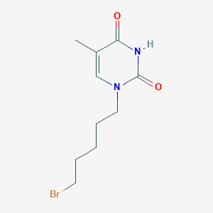 1-(5-Bromopentyl)-5-methylpyrimidine-2,4-dione