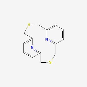 3,11-Dithia-17,18-diazatricyclo[11.3.1.15,9]octadeca-1(17),5,7,9(18),13,15-hexaene