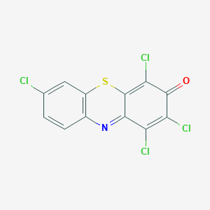 1,2,4,7-Tetrachloro-3H-phenothiazin-3-one