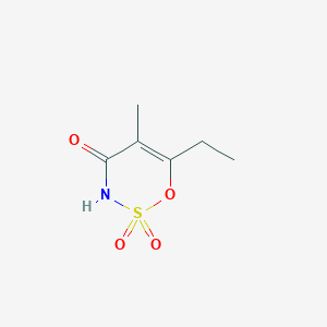 6-Ethyl-5-methyl-2H-1,2lambda~6~,3-oxathiazine-2,2,4(3H)-trione