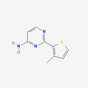 2-(3-Methylthiophen-2-yl)pyrimidin-4-amine