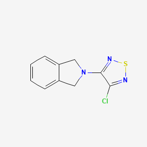 molecular formula C10H8ClN3S B1468457 3-Chloro-4-(isoindolin-2-yl)-1,2,5-thiadiazole CAS No. 1249583-78-5