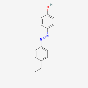 4-[2-(4-Propylphenyl)hydrazinylidene]cyclohexa-2,5-dien-1-one