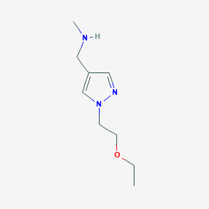 {[1-(2-ethoxyethyl)-1H-pyrazol-4-yl]methyl}(methyl)amine
