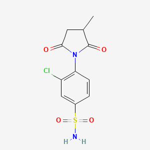 2-Methyl-N-(2-chloro-4-sulfamoylphenyl) succinimide