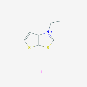 1-Ethyl-2-methylthieno[3,2-d][1,3]thiazol-1-ium iodide