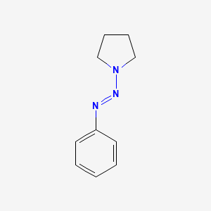 1-[(e)-Phenyldiazenyl]pyrrolidine