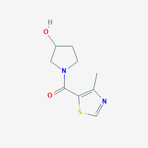 1-(4-Methyl-1,3-thiazole-5-carbonyl)pyrrolidin-3-ol