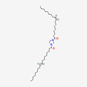 (Z)-1-[3-[(E)-octadec-9-enoyl]imidazolidin-1-yl]octadec-9-en-1-one
