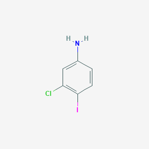 molecular formula C6H5ClIN B146847 3-氯-4-碘苯胺 CAS No. 135050-44-1