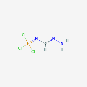 N-(Hydrazinylidenemethyl)phosphorimidic trichloride