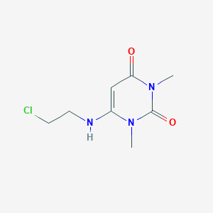 6-[(2-Chloroethyl)amino]-1,3-dimethylpyrimidine-2,4(1H,3H)-dione