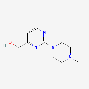 molecular formula C10H16N4O B1468474 (2-(4-Methylpiperazin-1-yl)pyrimidin-4-yl)methanol CAS No. 1340290-42-7