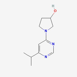 1-[6-(Propan-2-yl)pyrimidin-4-yl]pyrrolidin-3-ol