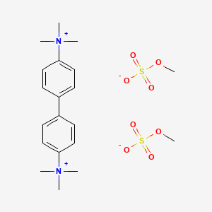 Ammonium, 4,4'-biphenylylenebis(trimethyl-, bis(methylsulfate)