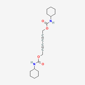 Hexa-2,4-diyne-1,6-diyl bis(cyclohexylcarbamate)