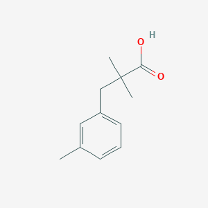 2,2-Dimethyl-3-(3-methylphenyl)propanoic acid