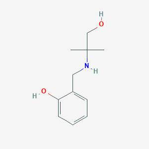 Phenol, 2-[[(2-hydroxy-1,1-dimethylethyl)amino]methyl]-