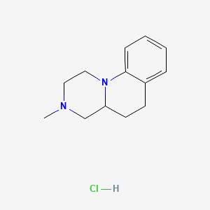 3-Methyl-2,3,4,4a,5,6-hexahydro-1H-pyrazino(1,2-a)quinoline hydrochloride