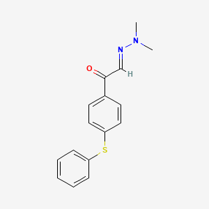 p-(Phenylthio)phenylglyoxal N,N-dimethylhydrazone