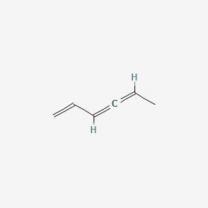 molecular formula C6H8 B14684878 1,3,4-Hexatriene CAS No. 33755-64-5