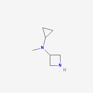 molecular formula C7H14N2 B1468488 N-cyclopropyl-N-methylazetidin-3-amine CAS No. 1344059-34-2