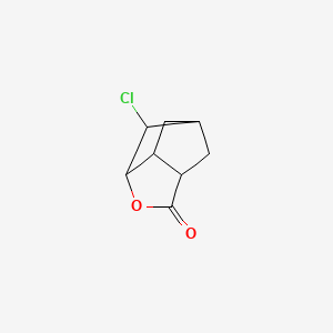 6-Chlorohexahydro-2h-3,5-methanocyclopenta[b]furan-2-one