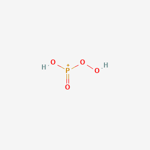 Hydroperoxy(hydroxy)oxophosphanium