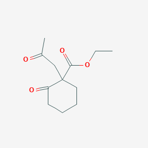 Ethyl 2-oxo-1-(2-oxopropyl)cyclohexane-1-carboxylate