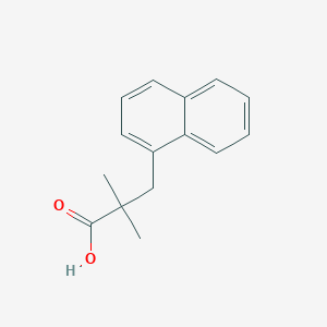 molecular formula C15H16O2 B1468496 2,2-Dimethyl-3-(1-naphthyl)propanoic acid CAS No. 29206-08-4