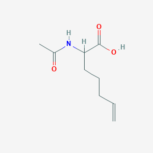 2-Acetamidohept-6-enoic acid