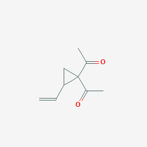 1,1'-(2-Ethenylcyclopropane-1,1-diyl)di(ethan-1-one)