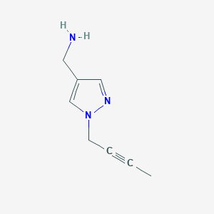 [1-(but-2-yn-1-yl)-1H-pyrazol-4-yl]methanamine