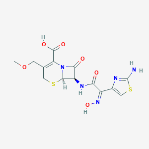 molecular formula C14H15N5O6S2 B146850 头孢达肟 CAS No. 80195-36-4