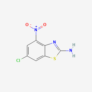 2-Benzothiazolamine, 6-chloro-4-nitro-