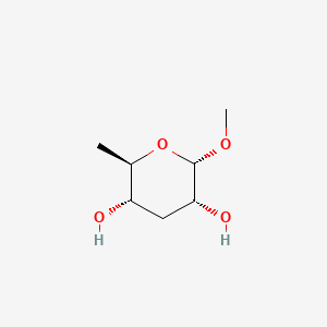 Methyl 3,6-dideoxy-alpha-D-ribo-hexopyranoside