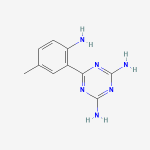 6-(2-Amino-5-methylphenyl)-1,3,5-triazine-2,4-diamine