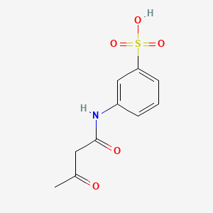 3-(3-Oxobutanamido)benzene-1-sulfonic acid