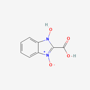 molecular formula C8H6N2O4 B14685181 1-Hydroxy-3-oxo-1H-3,1-benzimidazole-2-carboxylic acid CAS No. 34759-73-4