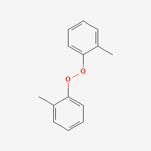 molecular formula C14H14O2 B14685220 Bis(o-tolyl) peroxide CAS No. 35112-60-8