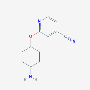 2-[(4-Aminocyclohexyl)oxy]isonicotinonitrile