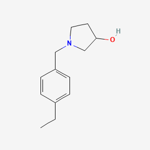 1-[(4-Ethylphenyl)methyl]pyrrolidin-3-ol