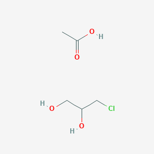 Acetic acid;3-chloropropane-1,2-diol