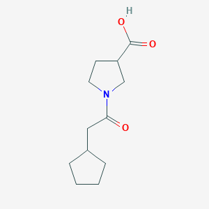 1-(2-Cyclopentylacetyl)pyrrolidine-3-carboxylic acid