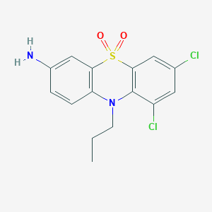 10-n-Propyl-1,3-dichloro-7-amino-phenothiazine-5,5-dioxide