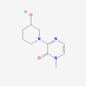 3-(3-hydroxypiperidin-1-yl)-1-methylpyrazin-2(1H)-one