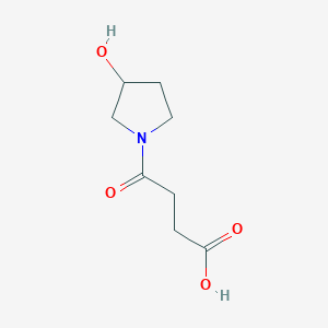 4-(3-Hydroxypyrrolidin-1-yl)-4-oxobutanoic acid