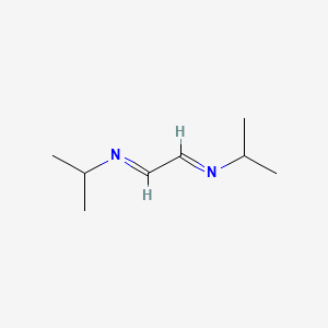 molecular formula C8H16N2 B14685485 2-Propanamine, N,N'-1,2-ethanediylidenebis- CAS No. 24764-90-7