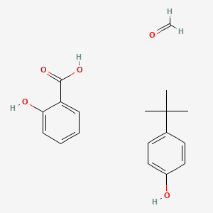 4-Tert-butylphenol;formaldehyde;2-hydroxybenzoic acid